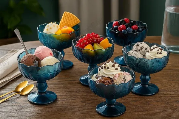 Set_of_2,_Icecream_Bowl_220_ML_Peacock_Feather_Theme_Blue_Colored_Ice-Cream_Serving_Dessert_Cup_Set
