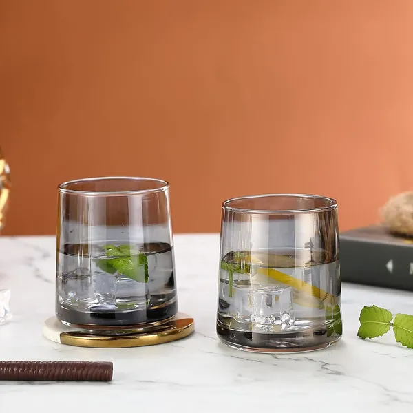 260_ML_Each_Black_Tumbler_Whiskey_Whisky_Glass,_Glassware_for_Wiskey,_Cocktail,_Gift_for_Anniversary,_Wedding,_Housewarming,_Birthday,_2_Pieces