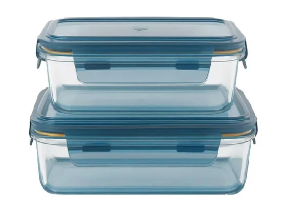 2_Pieces_Set,_640_ML,_1040_ML_Rectangular_Microwave_Oven_Safe_Borosilicate_Glass_Container_with_Airtight_Leakproof_Lid_Freezer_Safe_Bowl,_Blue,_Combo_Pack