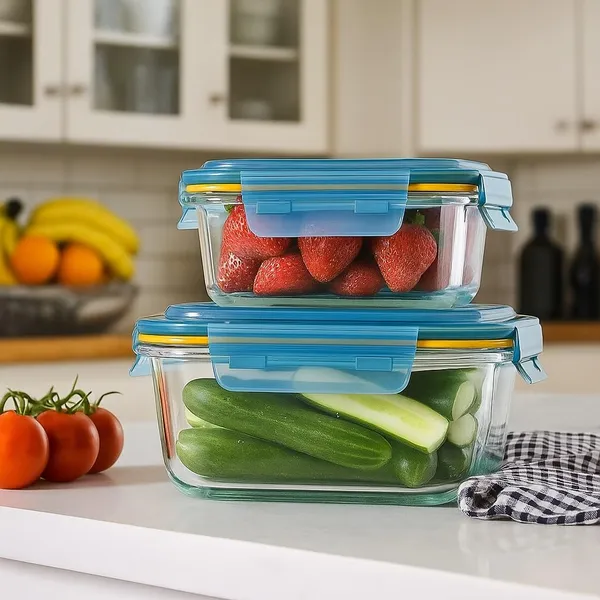 2_Pieces_Set,_800_ML,_1200_ML_Square_Microwave_Oven_Safe_Borosilicate_Glass_Container_with_Airtight_Leakproof_Lid_Freezer_Safe_Bowl,_Blue,_Combo_Pack