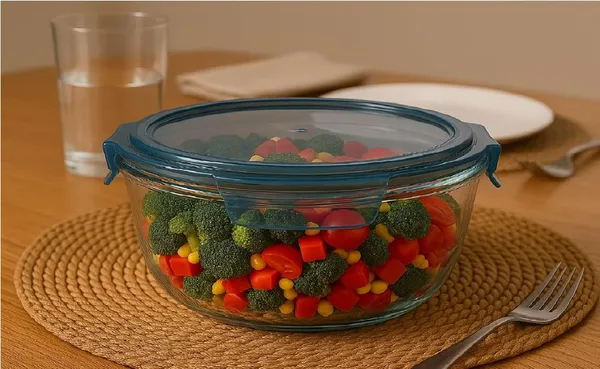 900_ML_Round_Microwave_Oven_Safe_Borosilicate_Glass_Container_with_Airtight_Leakproof_Lid_Freezer_Safe_Bowl,_Blue