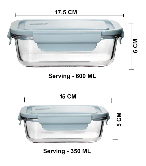 350_ML_&_600_ML_Rectangular_Borosilicate_Glass_Food_Storage_Oven_Safe_Container_Set_with_Air_Vent_Lid_Airtight_Lid_Microwave_Safe_Tiffin_Bowl,_Glass_Reheating_Serving_Bowl,_2_pieces,_Blue