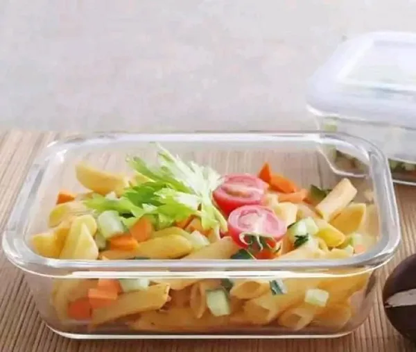 350_ML_&_600_ML_Rectangular_Borosilicate_Glass_Food_Storage_Oven_Safe_Container_Set_with_Air_Vent_Lid_Airtight_Lid_Microwave_Safe_Tiffin_Bowl,_Glass_Reheating_Serving_Bowl,_2_pieces,_Blue