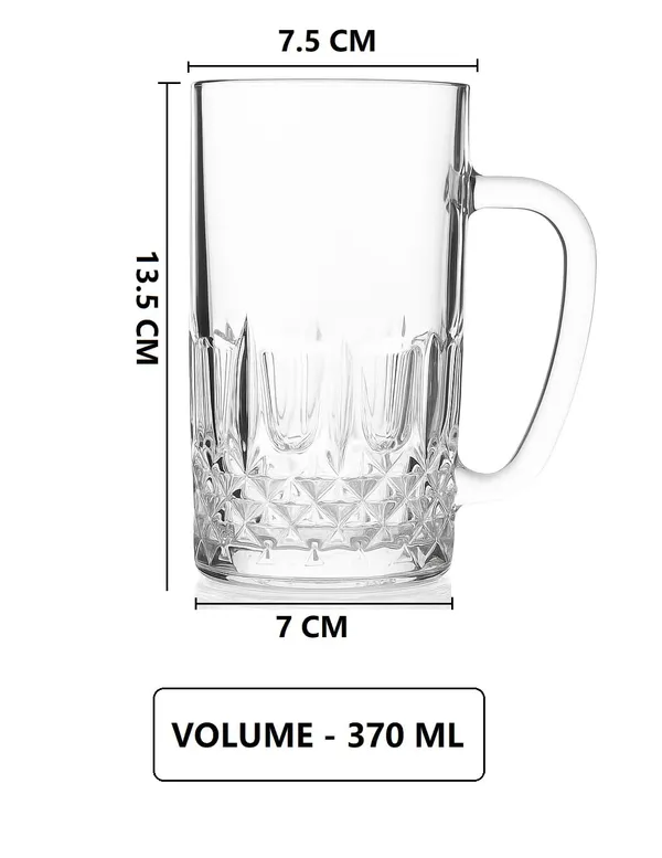 370_ml_Glass_Beer_Mugs_�_Set_of_6_|_Premium_Thick_Base_&_Handle_|_Classic_Cut_Design_|_Glasses_Set_for_Juice,_Cocktails_Ice-Cream_Faluda_|_Ideal_for_Parties,_Bar_&_Gifting