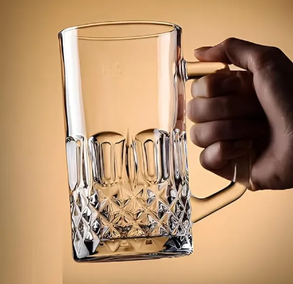 370_ml_Glass_Beer_Mugs_�_Set_of_6_|_Premium_Thick_Base_&_Handle_|_Classic_Cut_Design_|_Glasses_Set_for_Juice,_Cocktails_Ice-Cream_Faluda_|_Ideal_for_Parties,_Bar_&_Gifting