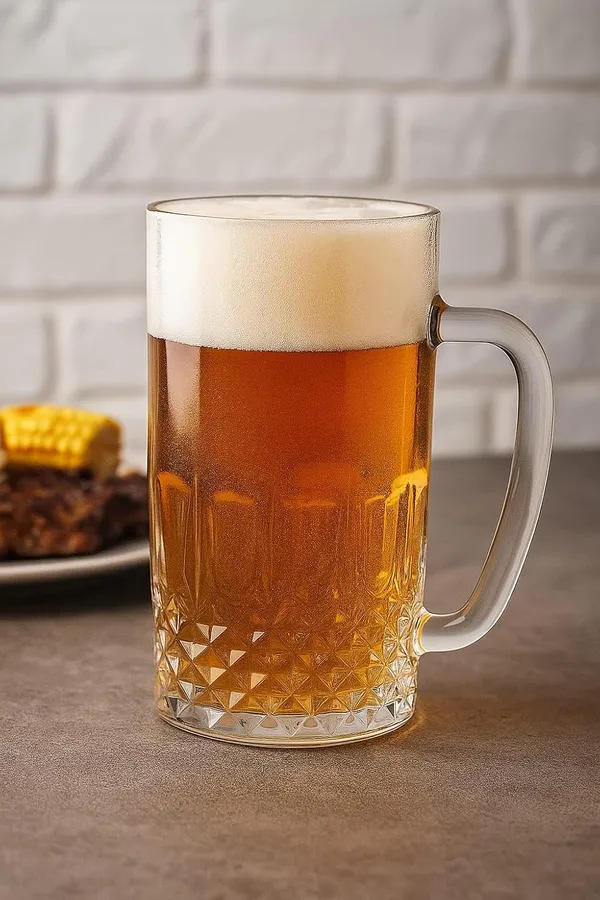 370_ml_Glass_Beer_Mugs_�_Set_of_4_|_Premium_Thick_Base_&_Handle_|_Classic_Cut_Design_|_Glasses_Set_for_Juice,_Cocktails_Ice-Cream_Faluda_|_Ideal_for_Parties,_Bar_&_Gifting