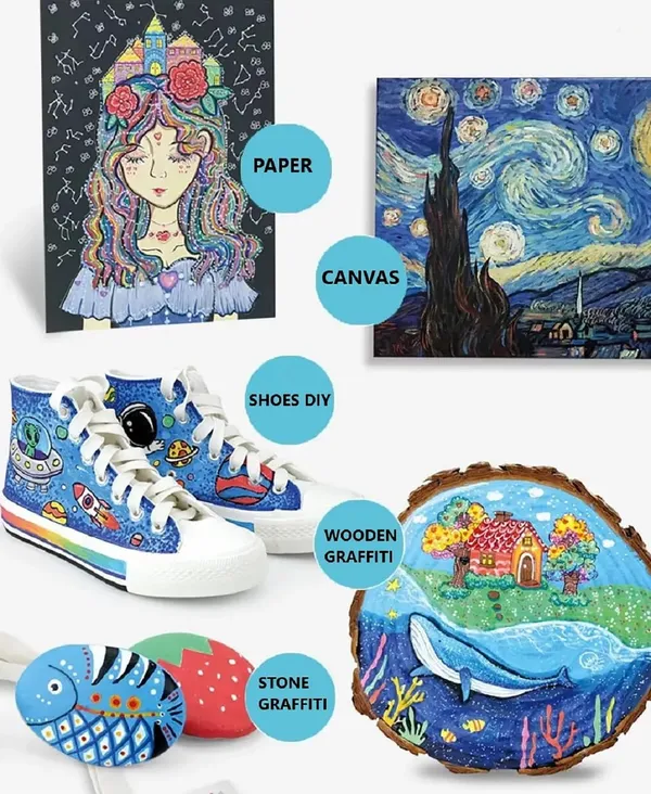 24_PCS_Acrylic_Marker_Pen_Set_�_Multi-Surface_Waterproof_Paint_Pens_for_Rock,_Wood,_Glass,_Canvas,_Fabric,_DIY_Crafts,_Shoes_&_More_�_Vibrant_Colors,_DIY_Crafts_Art_Supplies