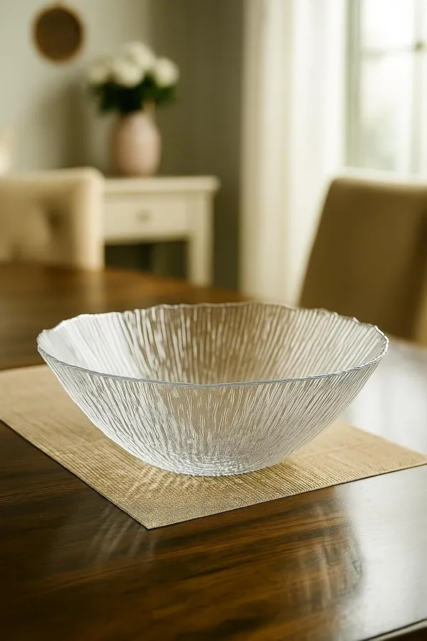 Elegant_Textured_Transparent_Decorative_Glass_Bowl_�_Premium_Centerpiece_for_Dining_Table,_Fruit_or_Snack_Serving_�_9_Inches