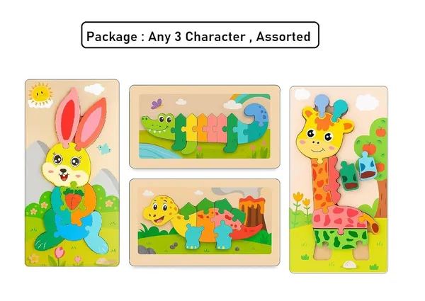 Pack_of_3,_Colorful_Montessori_Wooden_3D_Jigsaw_Puzzle_Educational_Gift_Toys_for_Toddler_Kids_Boys_and_Girls,_Animal_Theme,_Multicolor