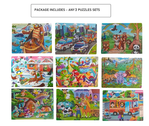 Set_of_3,_Jigsaw_Puzzles_for_Kids_60_Pieces_Per_Puzzle,_Multi_Cartoon_Theme_Children_Learning_Preschool_Educational_Toys_for_Boys_and_Girls,_Multicolor