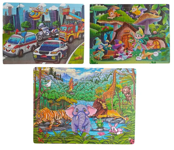 Set_of_3,_Jigsaw_Puzzles_for_Kids_60_Pieces_Per_Puzzle,_Multi_Cartoon_Theme_Children_Learning_Preschool_Educational_Toys_for_Boys_and_Girls,_Multicolor
