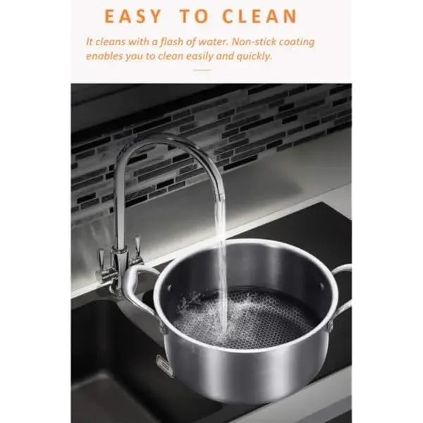 3_Ltrs_Stainless_Steel_Stockpot_with_Glass_Lid,_Non_Stick_Honeycomb_Carving,_Induction_Soup_Pot_Pan_Compatible_with_All_Cooktops,_Dishwasher_&_Oven_Safe,_22_CM