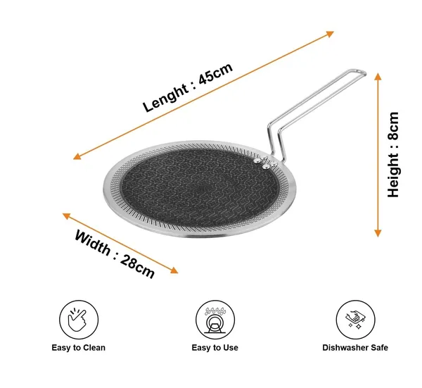 Stainless_Steel_Triply_Roti_Tawa_28cm_Non_Stick_Induction_&_Gas_Stove_Tava_Pan_with_Honeycomb_Even_Heat_Distribution_Technology