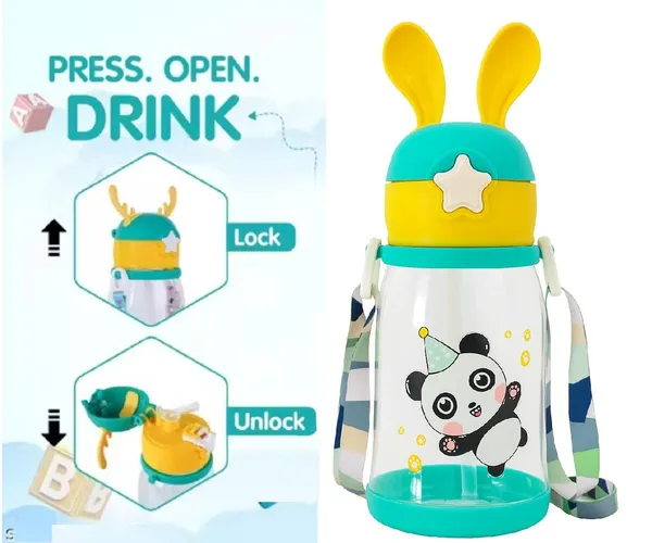 Tiptoe�_Pack_of_8,_600_ML_Sipper_BPA_Free_Water_Bottle_Leak_proof_Water_Bottle_for_kids_Girls_Boys_Birthday_Return_Gift_for_Childrens,_Multicolor