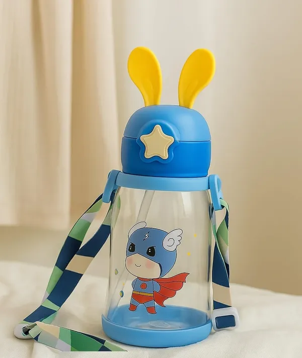 Tiptoe�_Pack_of_8,_600_ML_Sipper_BPA_Free_Water_Bottle_Leak_proof_Water_Bottle_for_kids_Girls_Boys_Birthday_Return_Gift_for_Childrens,_Multicolor