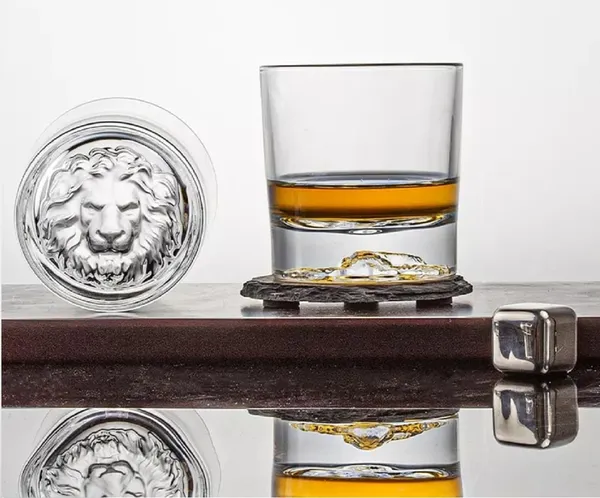 310_ML_Whiskey_Glasses,_Lion_Engraved_Thick_Bottom,_Glasses_for_Whisky,_Gin,_Vodka,_Cocktail_Glasses,_Whisky_Gift,_Suitable_for_use_in_Bars,_Parties_and_Homes