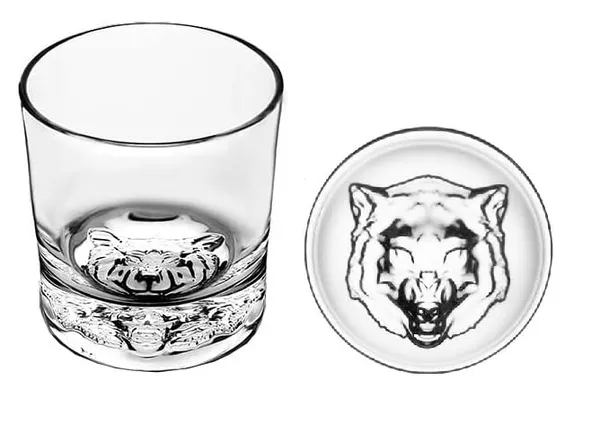 310_ML_Whiskey_Glasses,_Wolf_Engraved_Thick_Bottom,_Glasses_for_Whisky,_Gin,_Vodka,_Cocktail_Glasses,_Whisky_Gift,_Suitable_for_use_in_Bars,_Parties_and_Homes