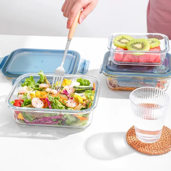 2_Pieces,_600_ML_Rectangular_Striped_Fluted_Microwave_Safe_Borosilicate_Glass_Containers_Leak-Proof_Snap_Locking_Freezer_Safe_Bowl,_Transparent