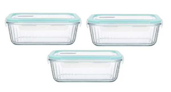 3_Pieces,_600_ML_Rectangular_Striped_Fluted_Microwave_Safe_Borosilicate_Glass_Containers_Leak-Proof_Snap_Locking_Freezer_Safe_Bowl,_Transparent