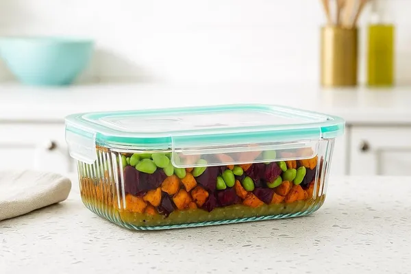 600_ML_Rectangular_Striped_Fluted_Microwave_Safe_Borosilicate_Glass_Containers_Leak-Proof_Snap_Locking_Freezer_Safe_Bowl,_Transparent