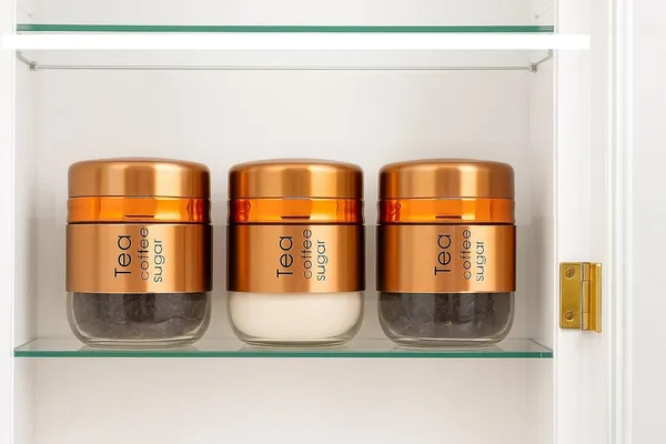 Pack_of_3,_400ML_Glass_Food_Storage_Container_with_Stainless_Steel_Cover_&_Airtight_Lid_Kitchen_Canister_Set_Coffee_Tea_Sugar_Dry_Fruits_Cookie_Glass_Jar,_Rose_Gold