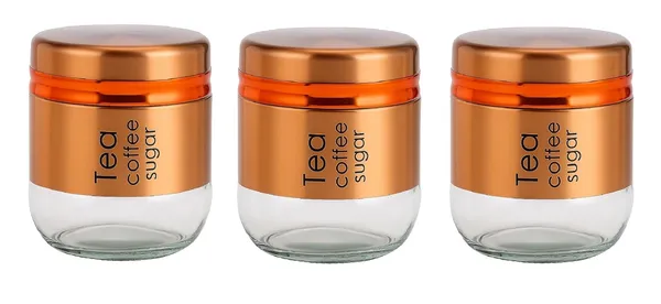 Pack_of_3,_400ML_Glass_Food_Storage_Container_with_Stainless_Steel_Cover_&_Airtight_Lid_Kitchen_Canister_Set_Coffee_Tea_Sugar_Dry_Fruits_Cookie_Glass_Jar,_Rose_Gold