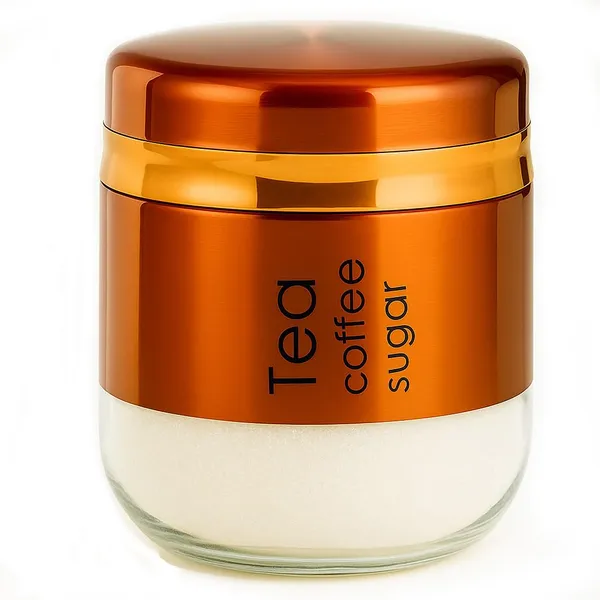 Pack_of_1,_400ML_Glass_Food_Storage_Container_with_Stainless_Steel_Cover_&_Airtight_Lid_Kitchen_Canister_Set_Coffee_Tea_Sugar_Dry_Fruits_Cookie_Glass_Jar,_Copper