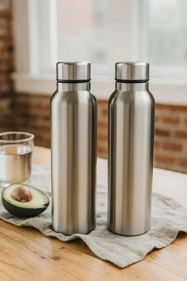 Single_Wall_Straight_Stainless_Steel_Water_Bottle_1_Litre_|_Durable,_Rust-Proof,_Leak-Proof_&_Lightweight_Bottle_for_Office,_School,_Gym,_Travel_&_Home,_2_Pieces