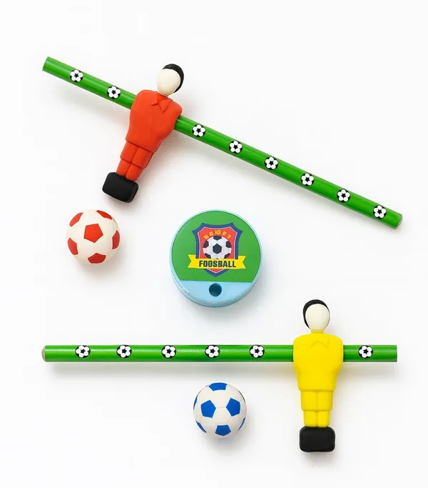 Football_Theme_Stationery_Set_for_Kids_Pencil,_Sharpener,_Eraser_for_Kids,_Boys_and_Girls,_Birthday_Return_Gift,_Pack_of_1