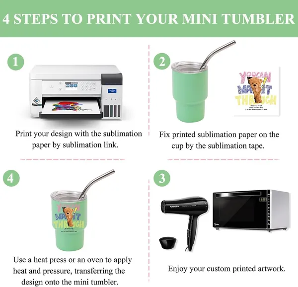 Tiptoe�_10_Pieces,_90ML_Mini_Stainless_Steel_Tumbler_Shot_Glass_with_Straw_and_Lid,_Double_Wall_Sublimation_Mug_Cups_Glass_for_Kids_Return_Gifting,_Wedding_Party_Bar,_Multicolor