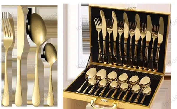 Premium_Golden_Flatware_24_Piece_Set,_High_Grade_Stainless_Steel_Tableware_Cutlery_Include_Knives/Forks/Spoons_Set_for_Home_Restaurant,_Mirror_Polished,_Dishwasher_Safe_Gift_Box_Pack