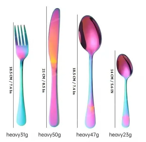 Premium_Rainbow_Flatware_24_Piece_Set,_High_Grade_Stainless_Steel_Tableware_Cutlery_Include_Knives/Forks/Spoons_Set_for_Home_Restaurant,_Mirror_Polished,_Dishwasher_Safe_Gift_Box_Pack