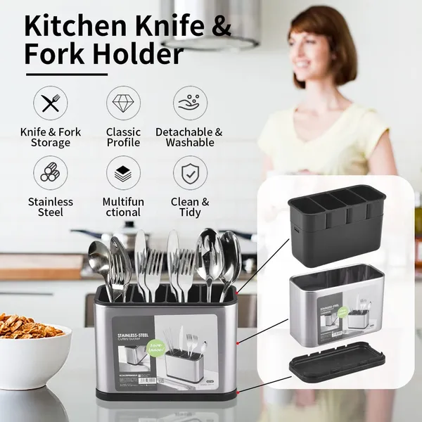 Premium_Stainless_Steel_Cutlery_Holder_for_Kitchen_|_4-Compartment_Utensil_Organizer_|_Anti-Fingerprint,_Detachable_&_Easy-to-Clean_Flatware_Storage_Rack_for_Spoons,_Forks,_Straw_and_more