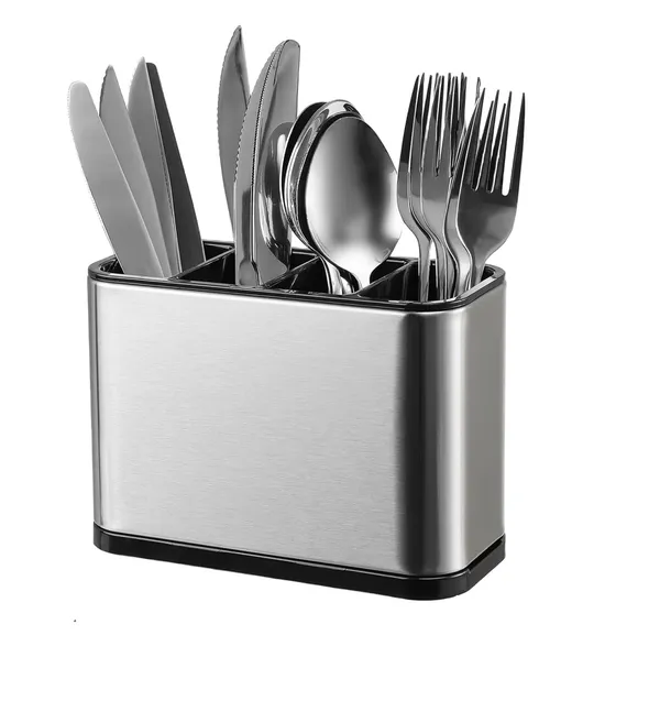 Premium_Stainless_Steel_Cutlery_Holder_for_Kitchen_|_4-Compartment_Utensil_Organizer_|_Anti-Fingerprint,_Detachable_&_Easy-to-Clean_Flatware_Storage_Rack_for_Spoons,_Forks,_Straw_and_more