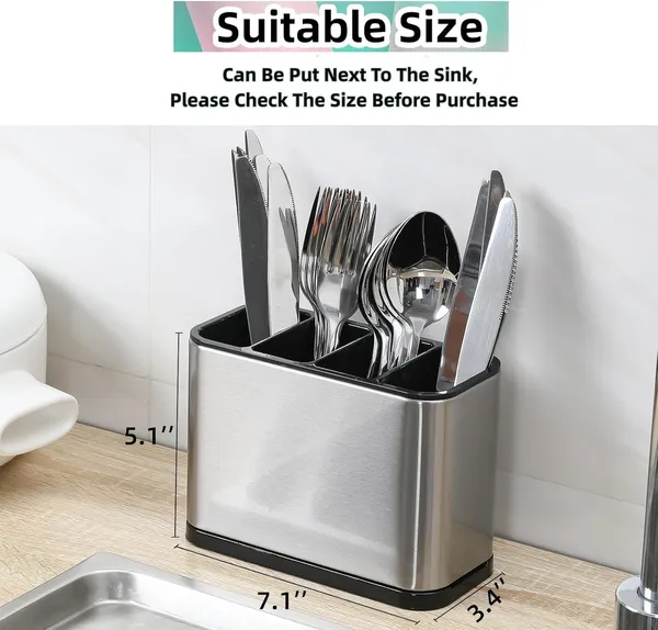 Premium_Stainless_Steel_Cutlery_Holder_for_Kitchen_|_4-Compartment_Utensil_Organizer_|_Anti-Fingerprint,_Detachable_&_Easy-to-Clean_Flatware_Storage_Rack_for_Spoons,_Forks,_Straw_and_more