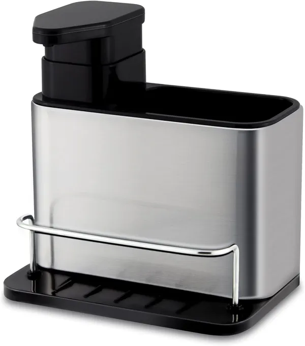 Kitchen_Sink_Caddy_with_Liquid_Soap_Dispenser_Lightweight_and_Sturdy_�_Non-Slip_Base_�_Simple_Water_Drainage_System_�_Elegant_Countertop_Kitchen_Sink_Organiser_for_Cleaning_Supplies