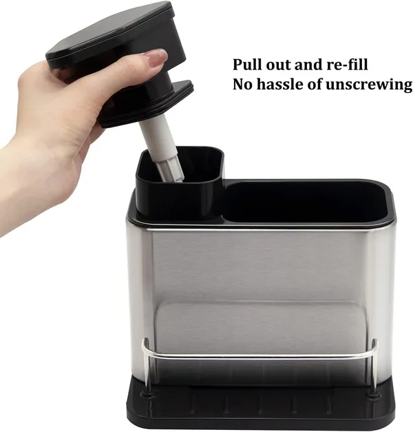 Kitchen_Sink_Caddy_with_Liquid_Soap_Dispenser_Lightweight_and_Sturdy_�_Non-Slip_Base_�_Simple_Water_Drainage_System_�_Elegant_Countertop_Kitchen_Sink_Organiser_for_Cleaning_Supplies