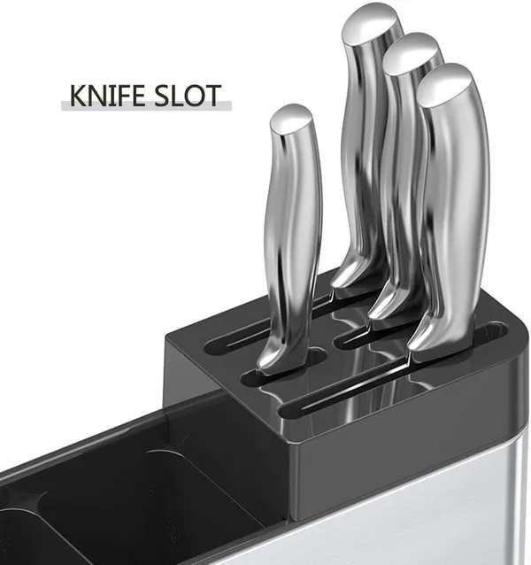 Stainless_Steel_Kitchen_Cutlery_Holder_with_Knife_Block_|_Multipurpose_Utensil_Organizer_for_Spoons,_Forks,_Knives_&_Chopsticks_|_Modern_Countertop_Cutlery_Storage_Rack
