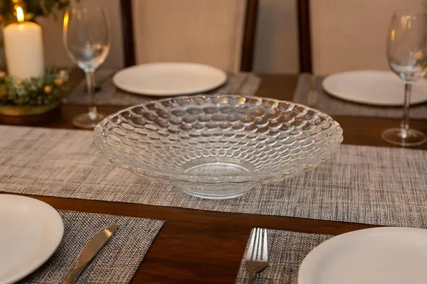 14_Inch_Transparent_Decorative_Fruit_Bowl_Plate_Large_Crystal_Glass_Bubble_Pattern_Fruit_Bowl_for_Home_Hotel_Restaurant_Snacks_Afternoon_Tea_Basket_Home_Decoration