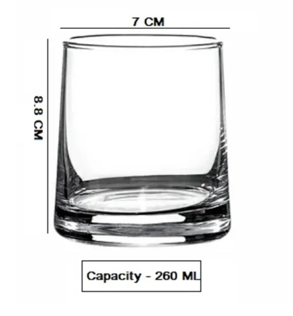 Pack_of_6,_Clear_Whisky_&_Juice_Glass_�_260_ml_Premium_Heavy_Base_Tumbler_Glasses_for_Water,_Cocktails_&_Beverages_|_Crystal-Look_Durable_Drinking_Glassware_for_Home,_Bar_&_Parties