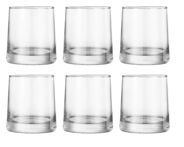 Pack_of_6,_Clear_Whisky_&_Juice_Glass_�_260_ml_Premium_Heavy_Base_Tumbler_Glasses_for_Water,_Cocktails_&_Beverages_|_Crystal-Look_Durable_Drinking_Glassware_for_Home,_Bar_&_Parties