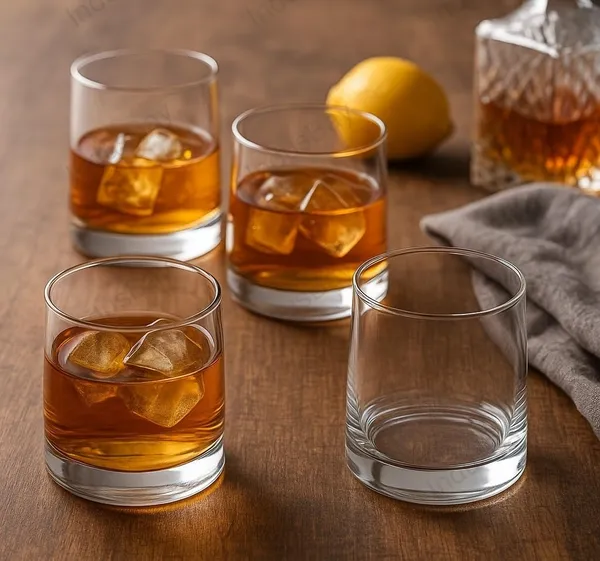 Pack_of_4,_Clear_Whisky_&_Juice_Glass_�_260_ml_Premium_Heavy_Base_Tumbler_Glasses_for_Water,_Cocktails_&_Beverages_|_Crystal-Look_Durable_Drinking_Glassware_for_Home,_Bar_&_Parties