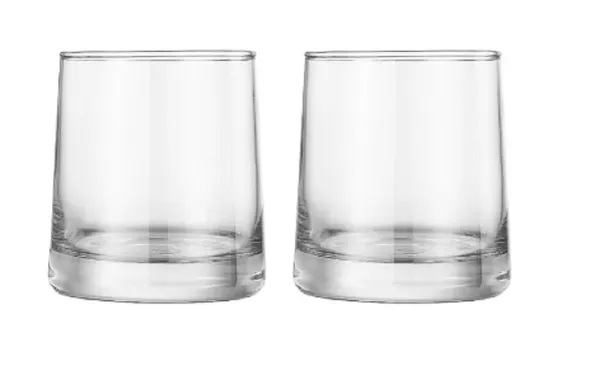 Pack_of_2,_Clear_Whisky_&_Juice_Glass_�_260_ml_Premium_Heavy_Base_Tumbler_Glasses_for_Water,_Cocktails_&_Beverages_|_Crystal-Look_Durable_Drinking_Glassware_for_Home,_Bar_&_Parties
