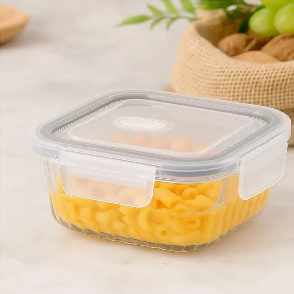 Pack_of_1,_500_ml_Microwave_Safe_Fluted_Glass_Square_Food_Storage_Container_with_Airtight_Air-Vent_Lid_|_Leak-Proof,_BPA-Free,_Freezer_&_Oven_Safe_|_Meal_Prep,_Kitchen_Storage_Lunch_Box