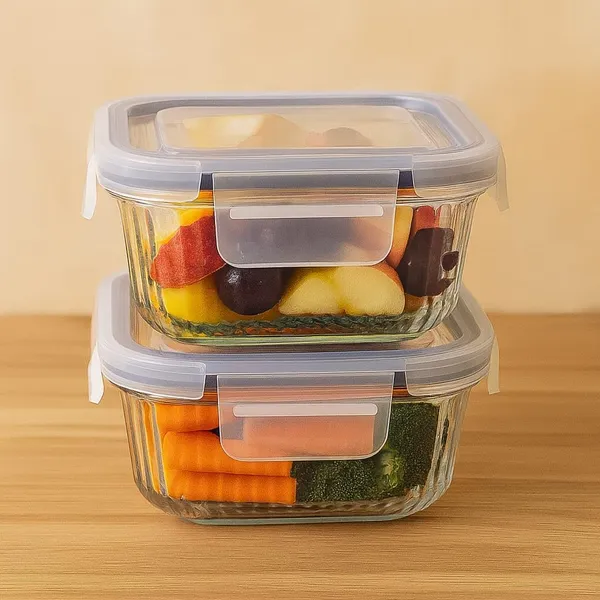 Pack_of_2,_800_ml_Microwave_Safe_Fluted_Glass_Square_Food_Storage_Container_with_Airtight_Air-Vent_Lid_|_Leak-Proof,_BPA-Free,_Freezer_&_Oven_Safe_|_Meal_Prep,_Kitchen_Storage_Lunch_Box