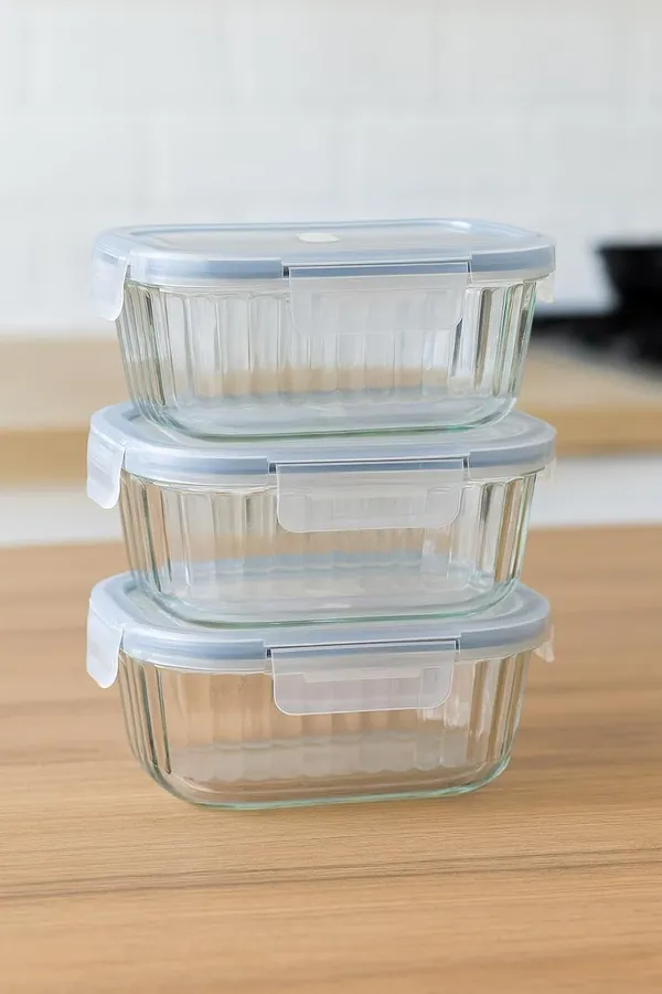 Pack_of_3,_800_ml_Microwave_Safe_Fluted_Glass_Square_Food_Storage_Container_with_Airtight_Air-Vent_Lid_|_Leak-Proof,_BPA-Free,_Freezer_&_Oven_Safe_|_Meal_Prep,_Kitchen_Storage_Lunch_Box