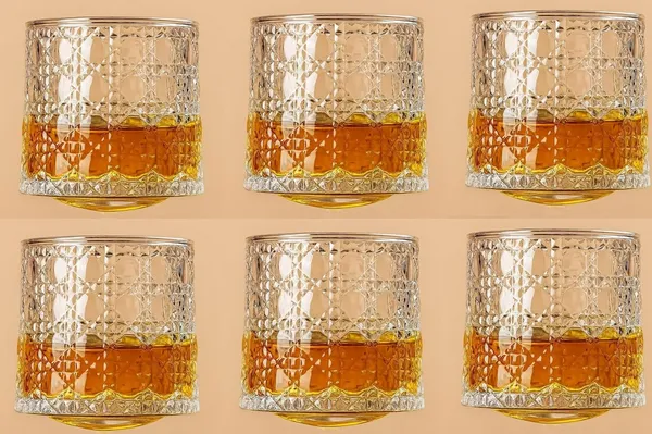 190_ML,_Revolving_Whisky_Tumbler_Glasses_Dome_Bottom_Spinning_Glassware_for_Wiskey,_Cocktail,_Gift_for_Anniversary,_Wedding,_Housewarming,_Birthday,_6_Pieces_Set,_Clear