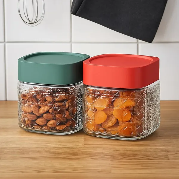 Set_of_2,_Premium_Glass_Storage_Jars_with_Airtight_Lids_Stylish_Kitchen_Containers_Cookie_Jar_for_Dry_Fruits,_Snacks,_Cookies_&_Pantry_Storage,_700_ML,_Multicolor