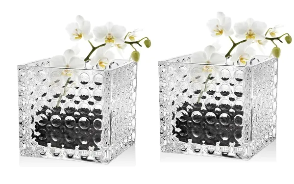 Pack_of_1,Wide_Mouth_Square_Cube_Flower_Vase_Bubble_Design_Candle_Holder_Glass_Flower_Vases_for_Home_Decor_4_Inch,_Transparent