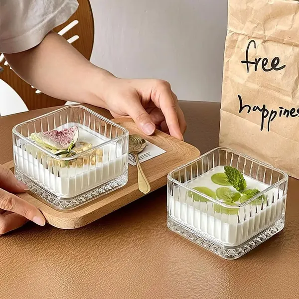 Premium_Square_Fluted_Glass_Dessert_Bowls_�_Set_of_2_|_300_ML_Elegant_Custard,_Yougart,_Nuts,_Ice_Cream_&_Parfait_Serving_Bowls_for_Home_&_Parties,_300_ML